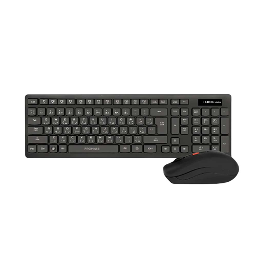 Promate Wireless Keyboard and Mouse Procombo-12  ARABIC