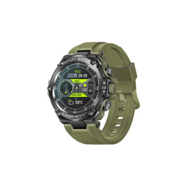 Promate Xwatch-19 Fitness Tracker Smartwatch with BT Calling - Midnight Green | Xwatch-R19