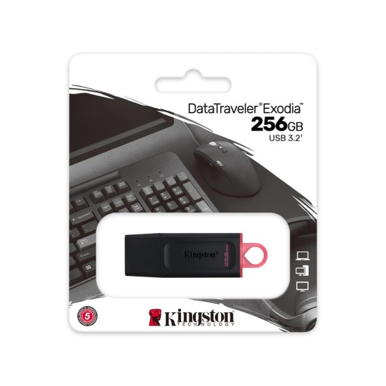 Kingston Flash Drive Exodia Dtx/256gb Usb 3.2