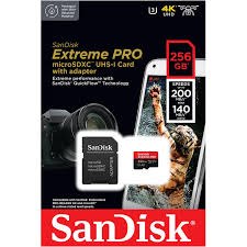 SanDisk 256GB microSDXC Extreme PRO UHS-I U3 V30