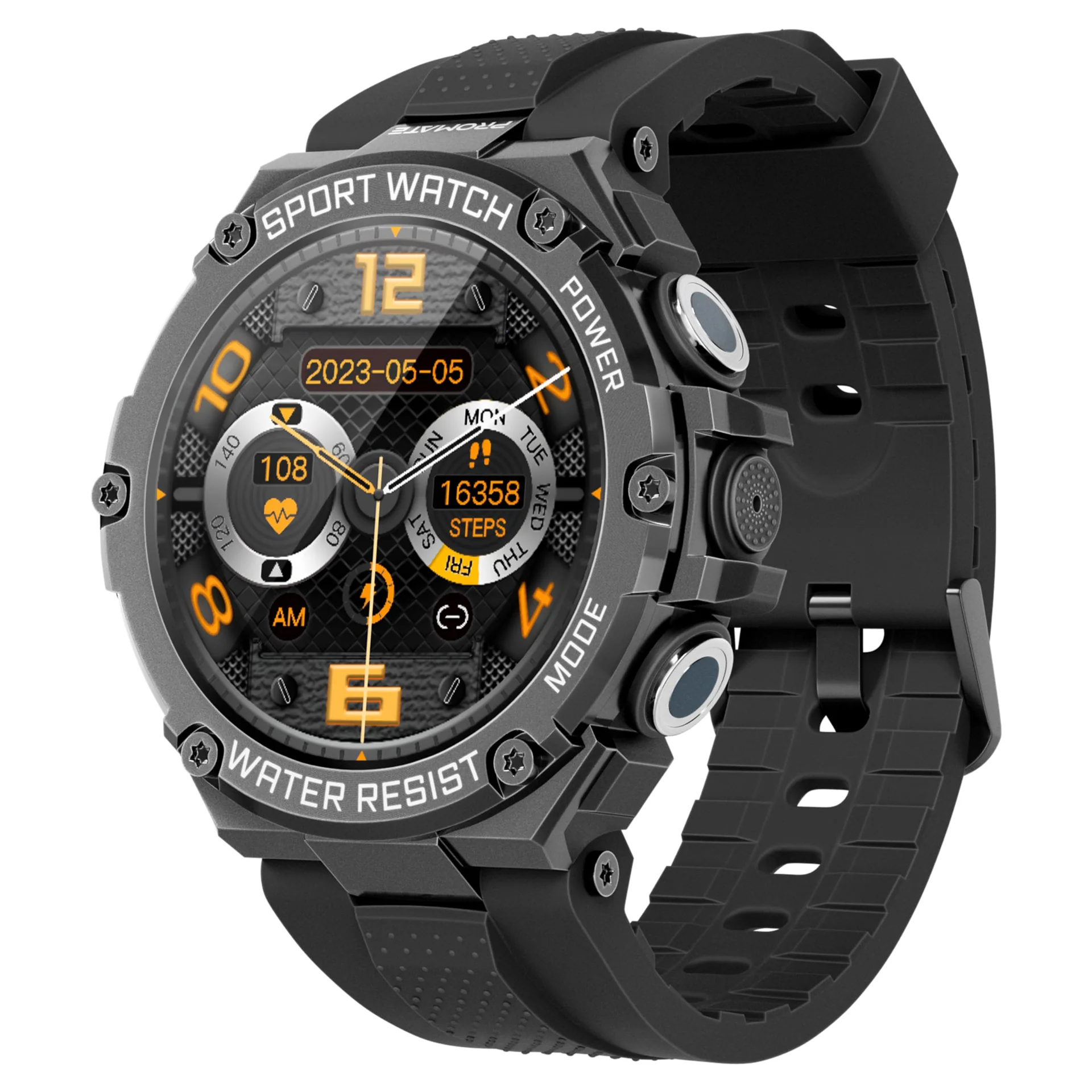 Promate Xwatch-R19 Rugged Smart Watch for Men