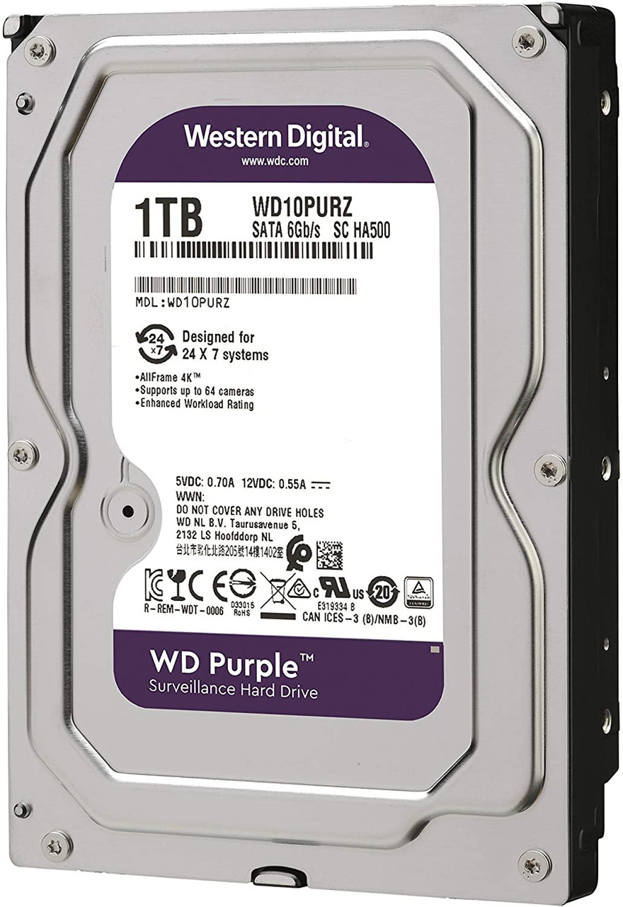 HDD 1TERRA WD PURPLE SURVEILLANCE