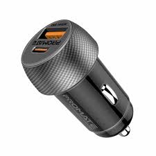 Promate DriveGear-PD33 Ultra-Fast Dual Port Car Charger
