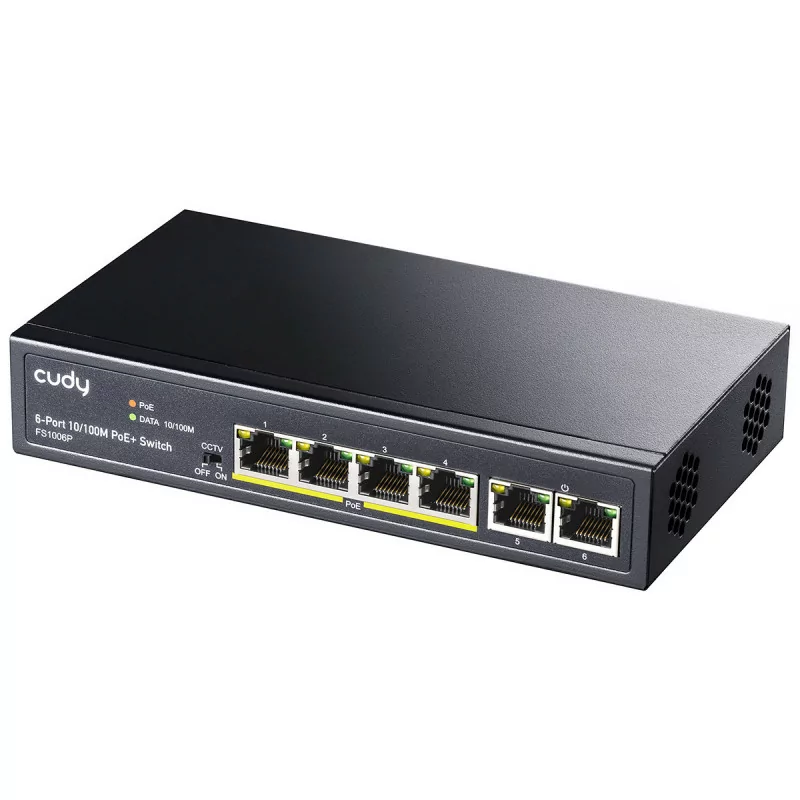 Cudy FS1006P 6-Port 10/100M PoE+ Switch