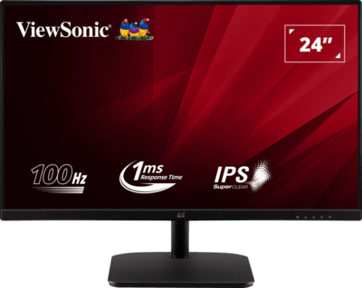 Viewsonic 24” Full HD Monitor with Fast 1ms Response Time | VA240-H