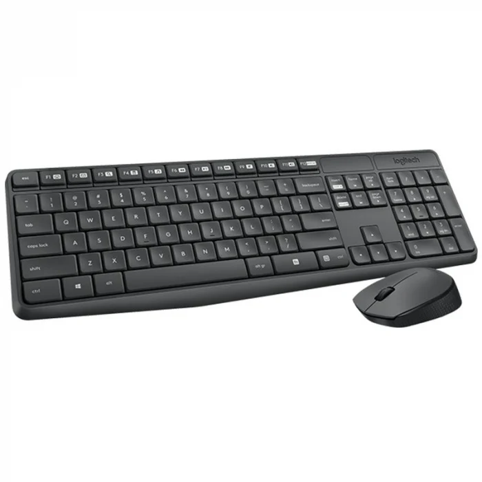 Logitech MK235 Keyboard & Mouse Combo - Arabic Layout