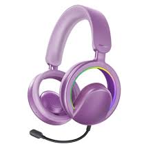 High-Fidelity Open Ear Wireless Over-Ear Headphones with Detachable Mic Promate Novon Purple