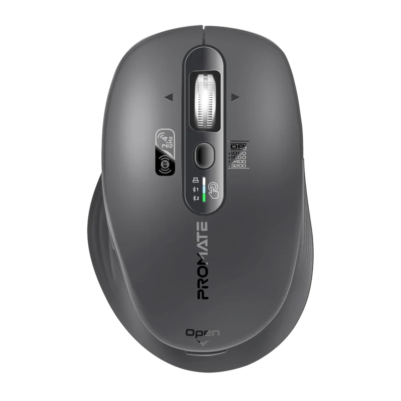 Tri-Connect Wireless Mouse with Rechargeable Battery