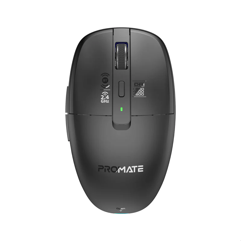 Dual Mode Wireless Mouse with Rechargeable Battery BT