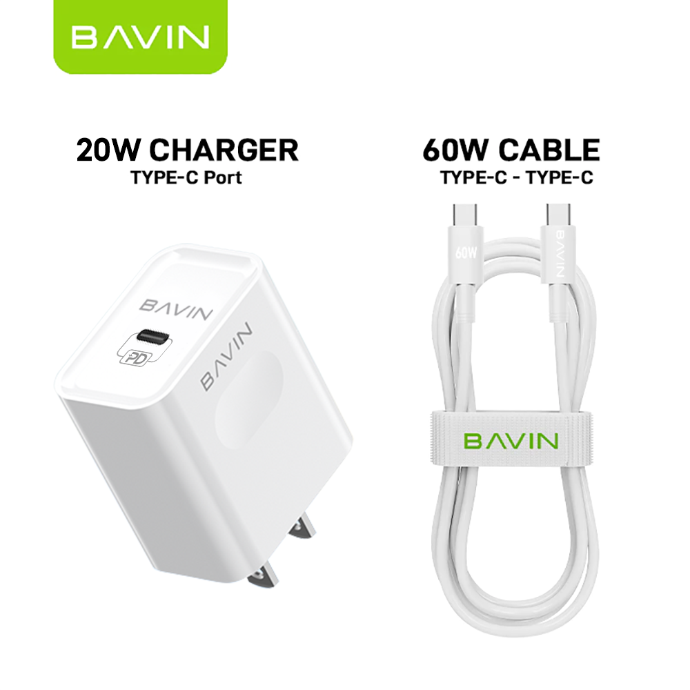 BAVIN PC851Y 20W Type-C Phone Charger