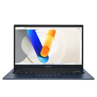 SUS Vivobook 14 14” FHD Display Laptop, Intel Core 5 120U, Intel Graphics, 8GB DDR4, 256GB SSD, Wi-Fi 6, Bluetooth, Copilot AI, Windows 11 Home in S Mode, Quiet Blue
