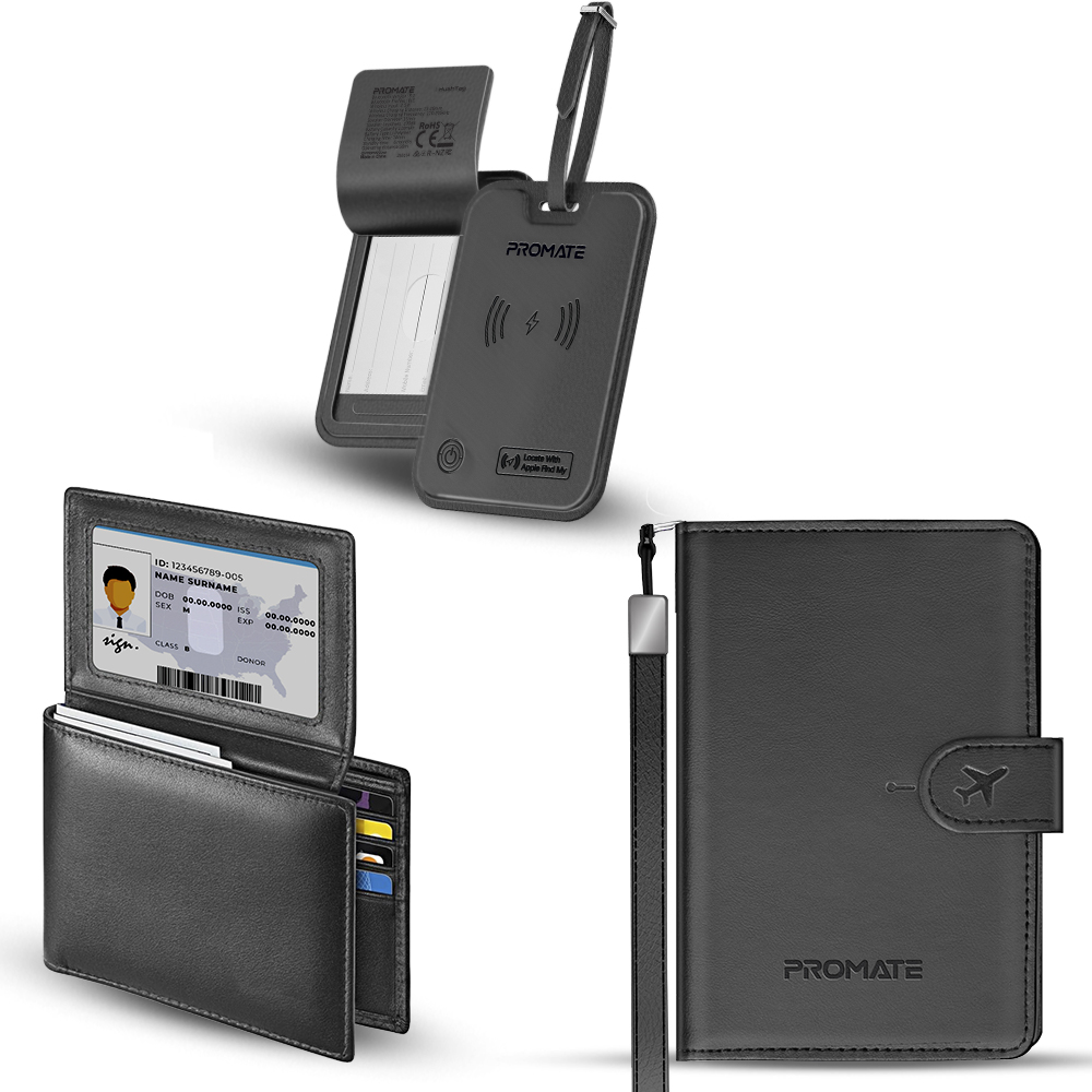 Anti-Loss Slim Leather Wallet with RFID Protection & Smart Tracking Prowallet