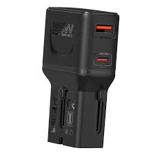Promate 35W Power Delivery Multi-Port Travel Adapter | TriPlug-PD35