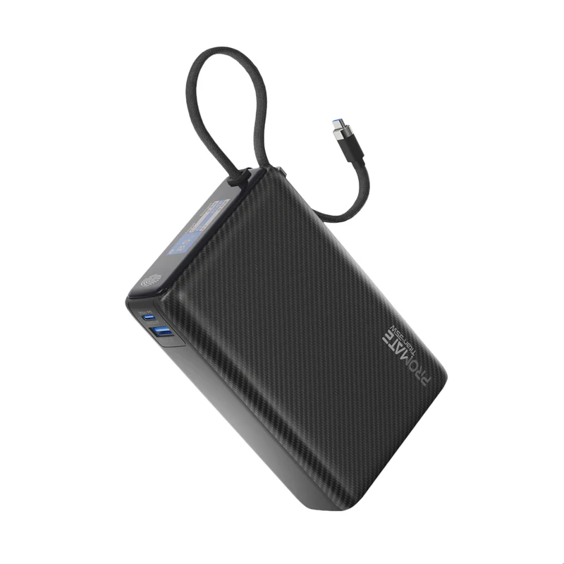 Titan-35W 35W SuperSpeed™ Power Bank with Built-in USB-C Cable & TFT Screen