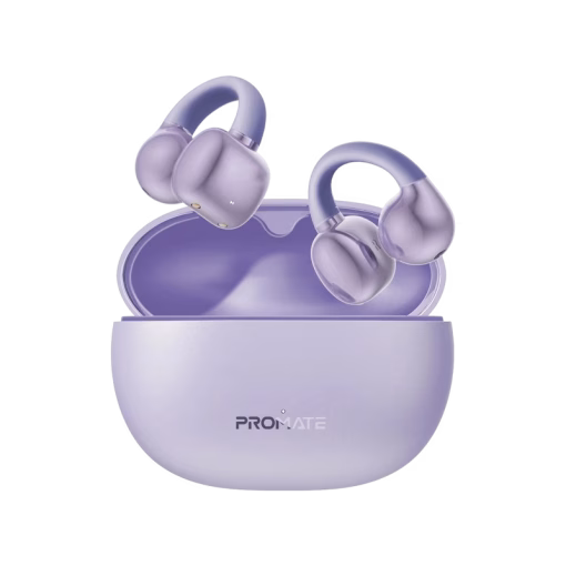 Promate AirClip AudioFit™ Open Ear Clip On TWS Earbuds w/ IntelliTouch