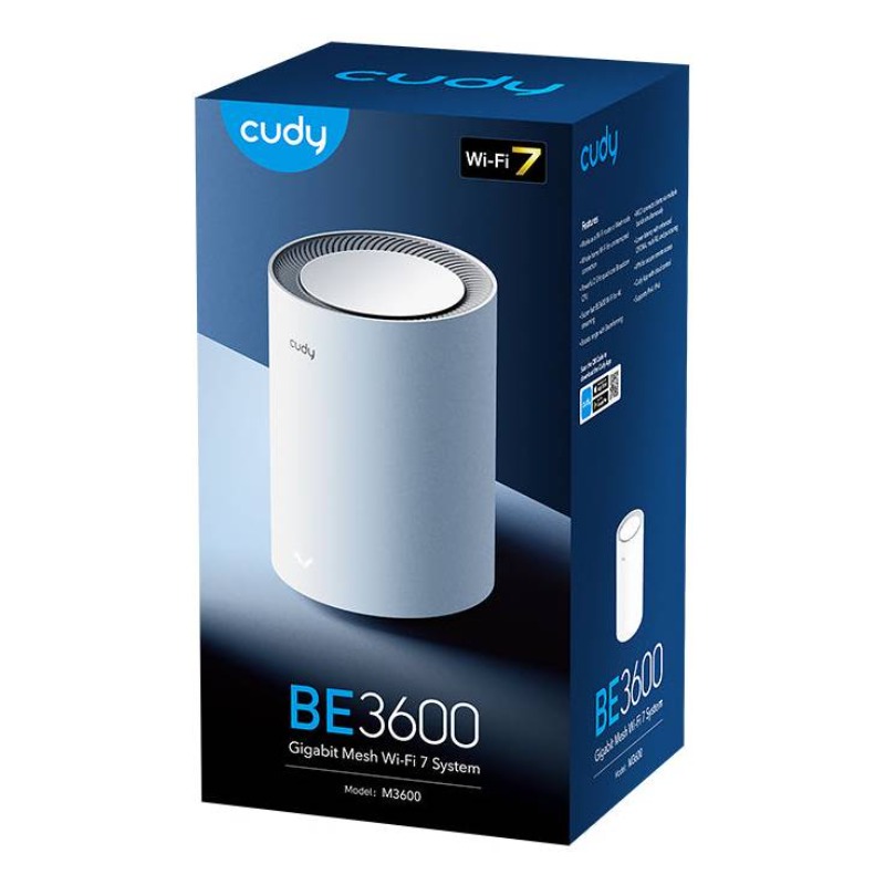 Cudy BE3600 Gigabit Mesh Wi-Fi 7 System (M3600) - Fivvo