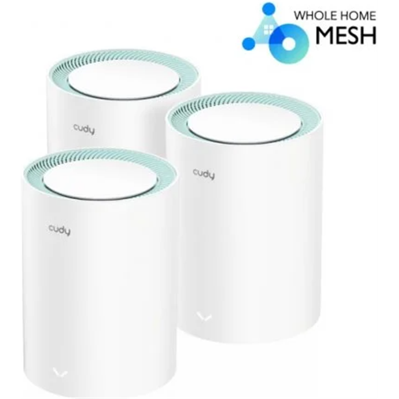 Cudy AC1200 Wi-Fi Mesh Kit 3 Pack With Gigabit