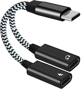 Bavin type c To double type c for charging and aux 1617