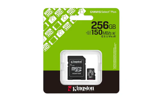 Kingston 256GB Canvas Select Plus UHS-I microSDXC