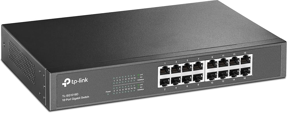 SWITCH 16 PORT GIGABIT TL-SG1016D TPLINK