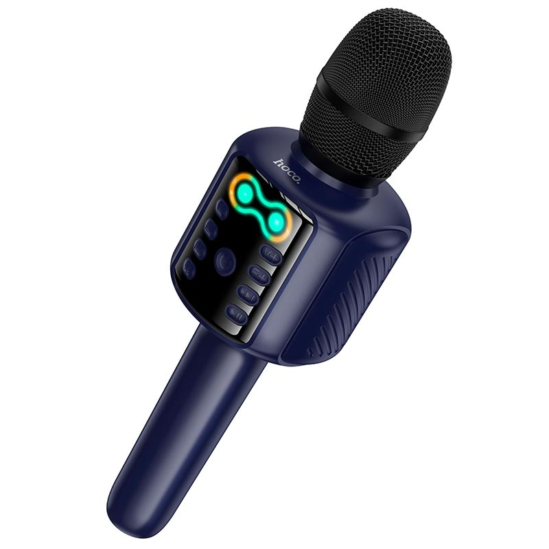 Hoco L24 Shine karaoke microphone 5W Blue