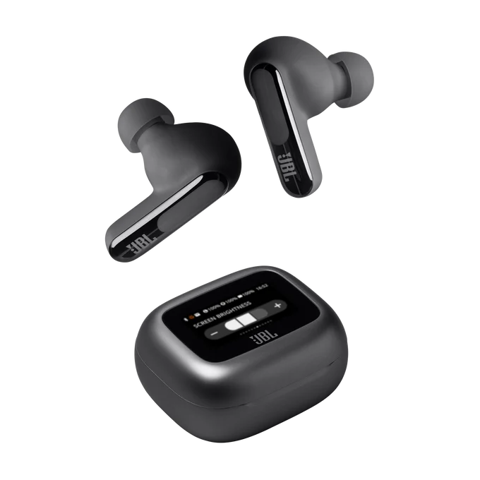 JBL Livebeam3 Black True Wireless Noise Cancelling Closed-Stick Earbuds